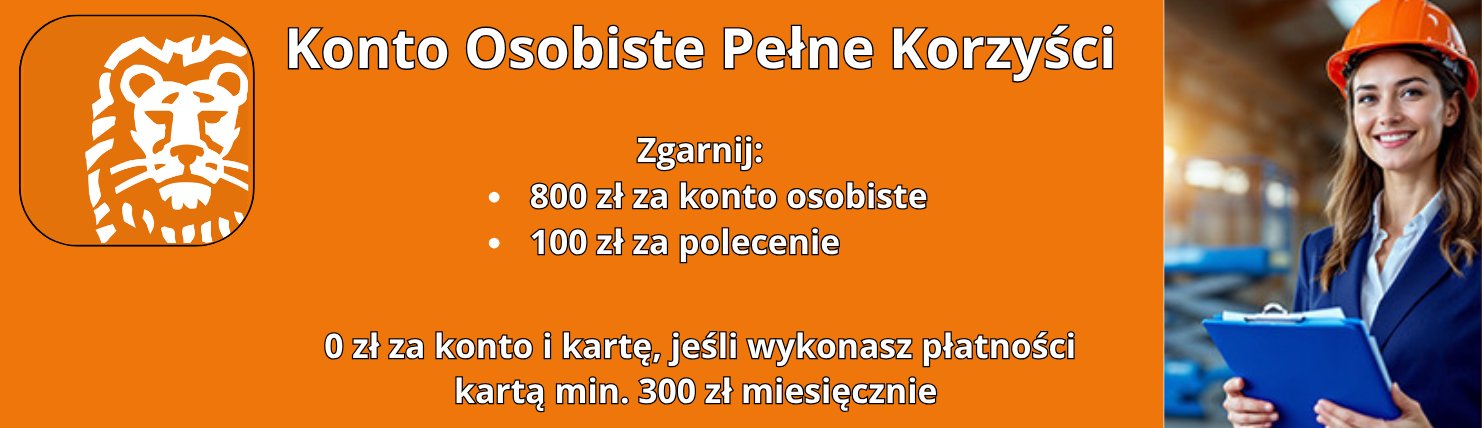 Read more about the article Zyskaj do nawet 900 zł w promocji „Konta pełne korzyści” w ING Banku Śląskim